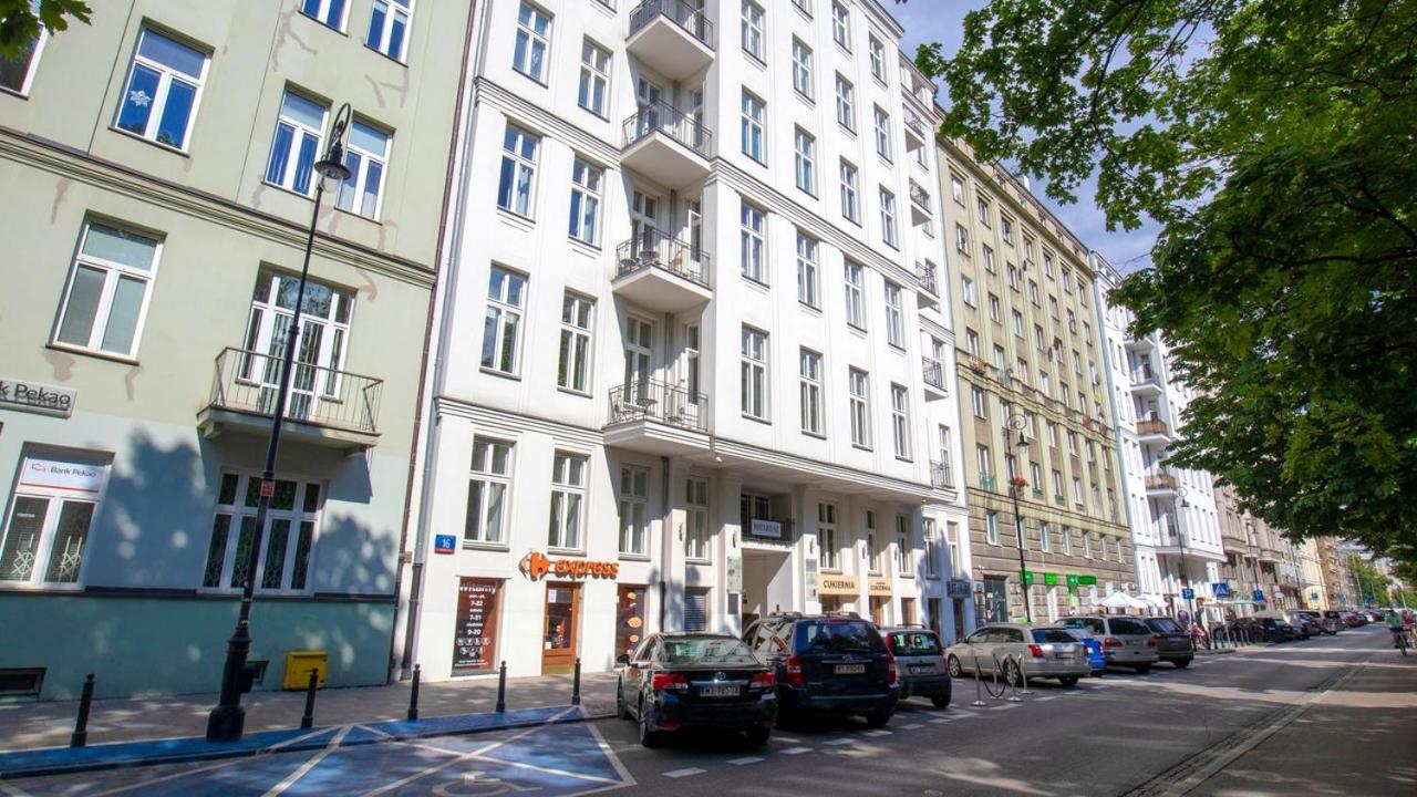 바르샤바 Apartament Grey Pearl Downtown 아파트 외부 사진